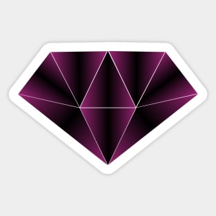 Purple diamond Sticker